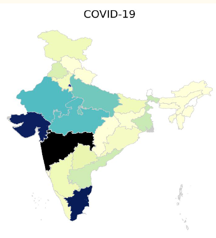 COVID Distribution Map- India
